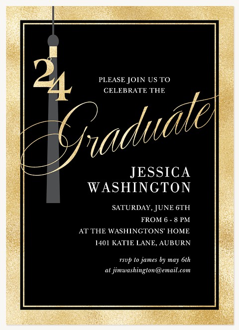 Tassel Traditions Graduation Invitations