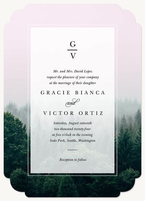 Forest Wedding Invitations