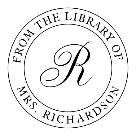 Elegant Library | Custom Rubber Stamps