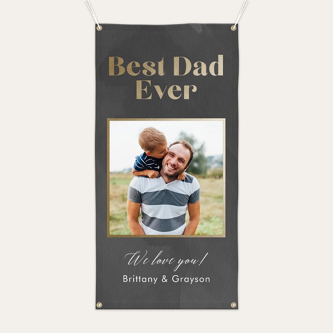 Best Dad Custom Banners
