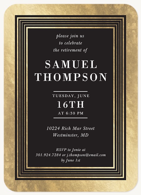 Archival Party Invitations