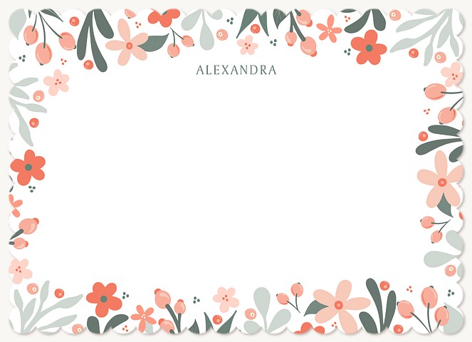 Cheerful Florals Stationery