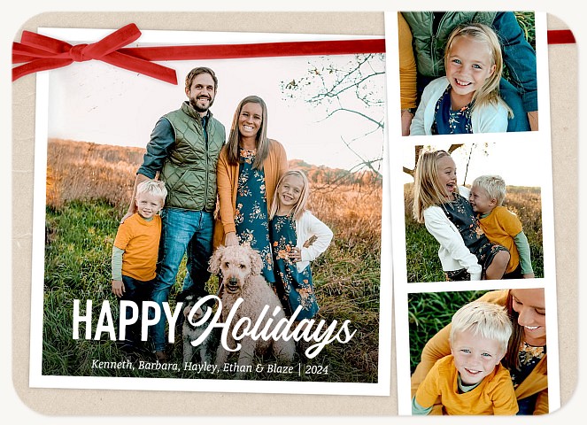 Filmstrip Collection Personalized Holiday Cards