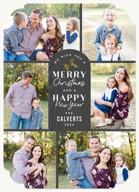 Gallery Arch Personalized Holiday Cards