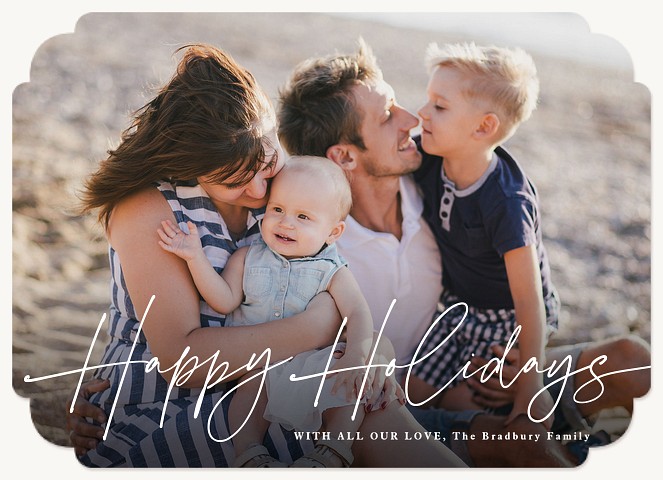 Simply Scripted Personalized Holiday Cards