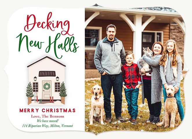 Christmas Move Personalized Holiday Cards