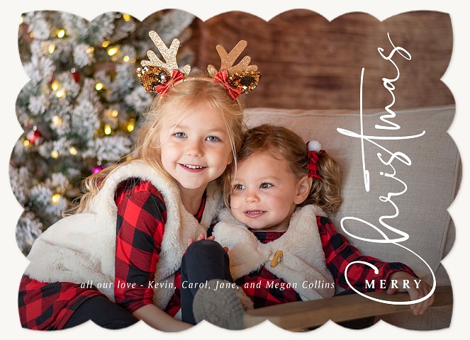 Side of Cheer Personalized Holiday Cards