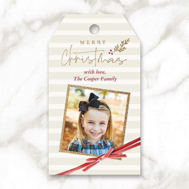 Glamorous Wrapping Custom Gift Tags