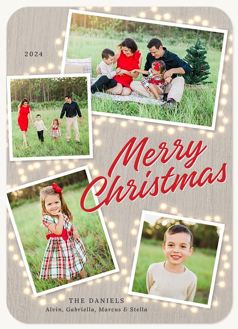 Farmhouse Lights Christmas Cards