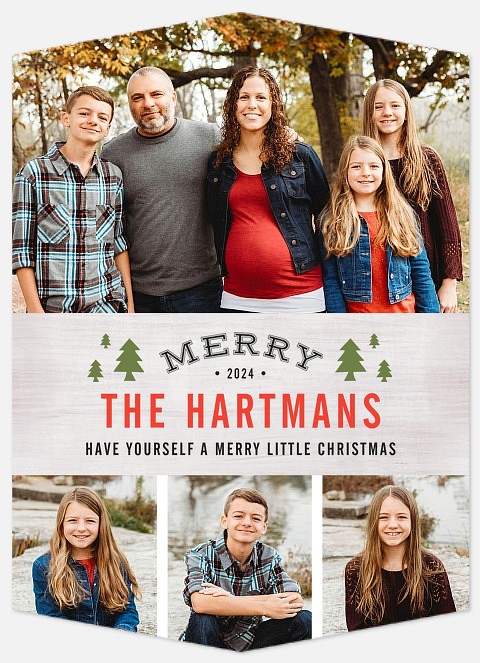 Charming Pines Holiday Photo Cards