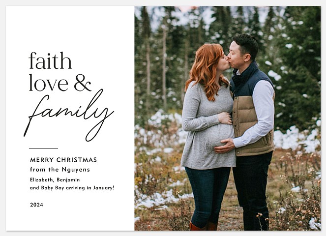 Simple Faith Holiday Photo Cards