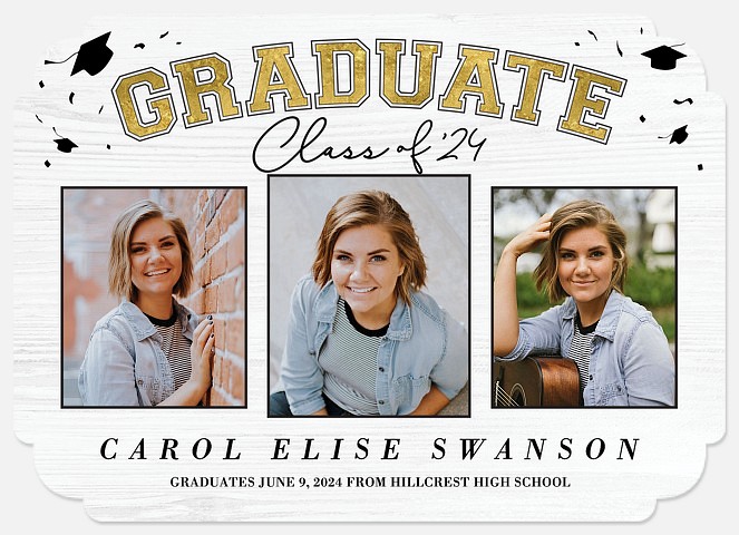 Cap Toss Graduation Cards