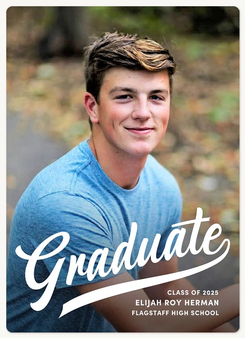 Sporty Graduate Graduation Cards