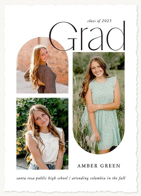 Mod Shapes Graduation Announcements