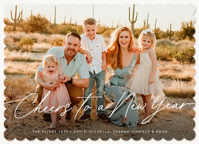 Sweetly Written Photo Holiday Cards