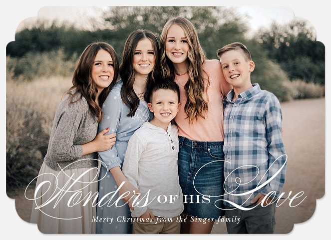 Wondrous Love Holiday Photo Cards