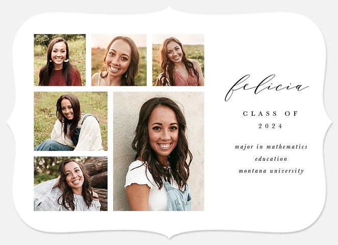 Signature Grid Graduation Cards