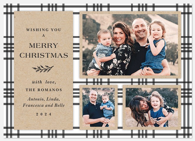 Farmhouse Collage Holiday Photo Cards