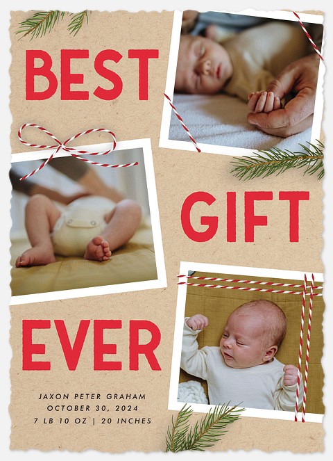 Best Gift Ever Holiday Photo Cards