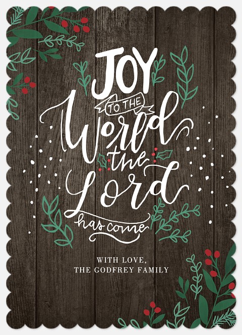 Lord Has Come Holiday Photo Cards