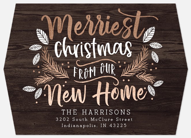 Happy New Home Holiday Photo Cards