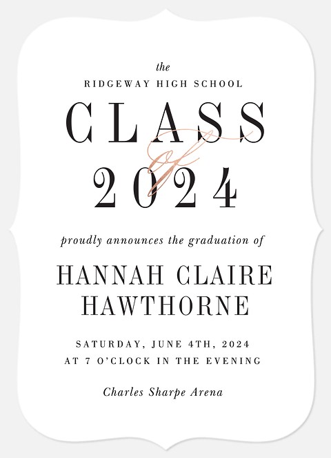 Simple Class Graduation Cards