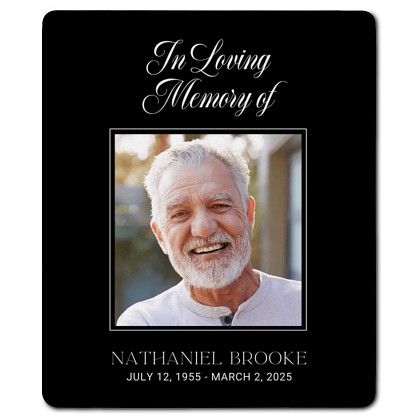 Cherished Memories Memorial Photo Plush Blanket