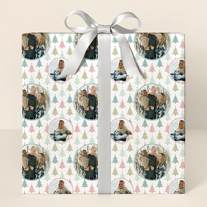 Family Tree Photo Wrapping Paper