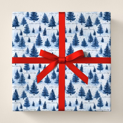 Snowy Forest Wrapping Paper