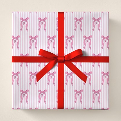 Pink Ribbons Wrapping Paper