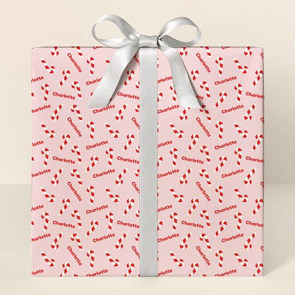 Candy Cane Dreams Wrapping Paper