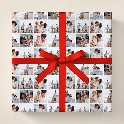 Squares Photo Wrapping Paper