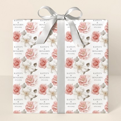 Blooming Love Wrapping Paper