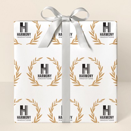 Laurel Wreath Wrapping Paper