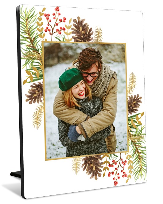 Pine Potpourri Tabletop Photo Panel