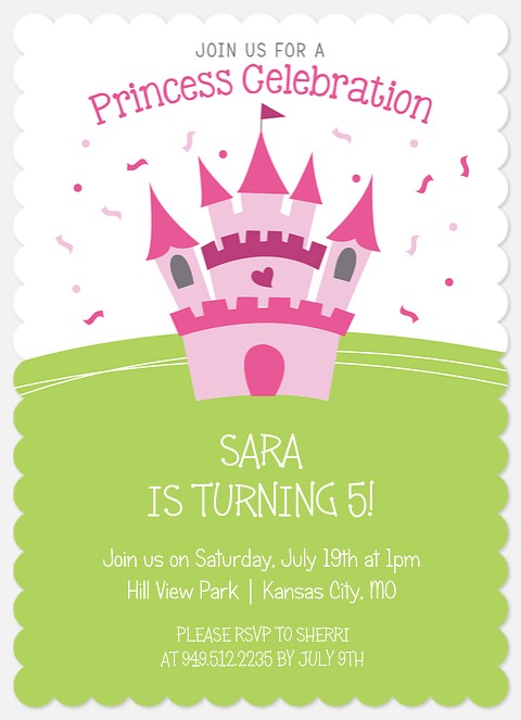 Royal Treatment Kids' Birthday Invitations