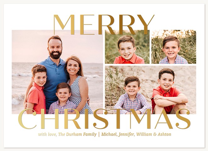 Modern Frolic Christmas Cards