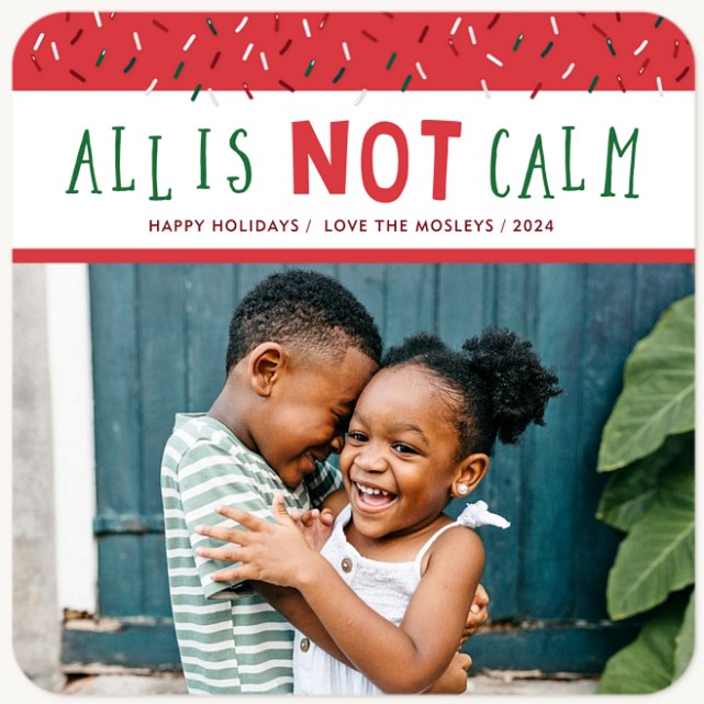 Not Calm Christmas Cards