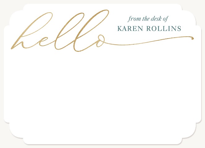 Golden Hello Stationery