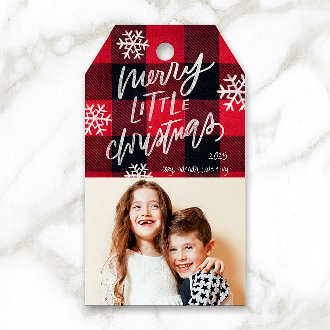 Little Plaid Custom Gift Tags