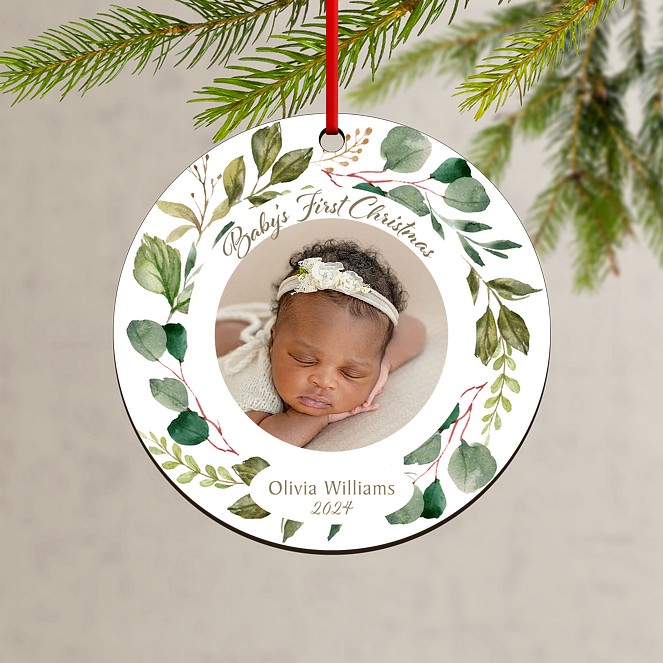 Sweet Wreath Custom Ornaments