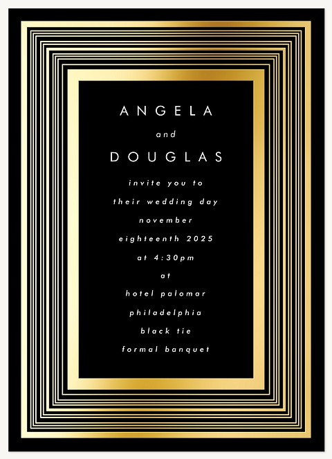 Frame By Frame Wedding Invitations